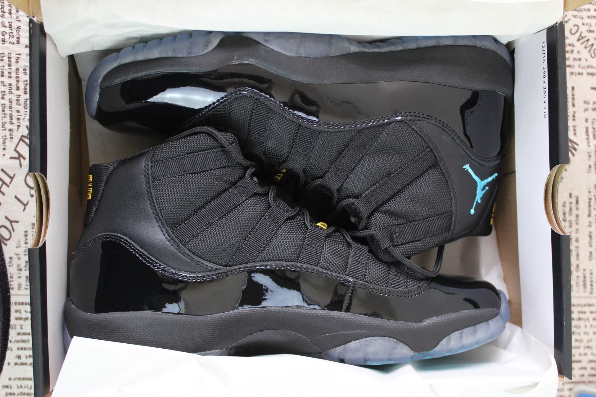 Air Jordan 11 Retro ‘Gamma Blue’ photo review
