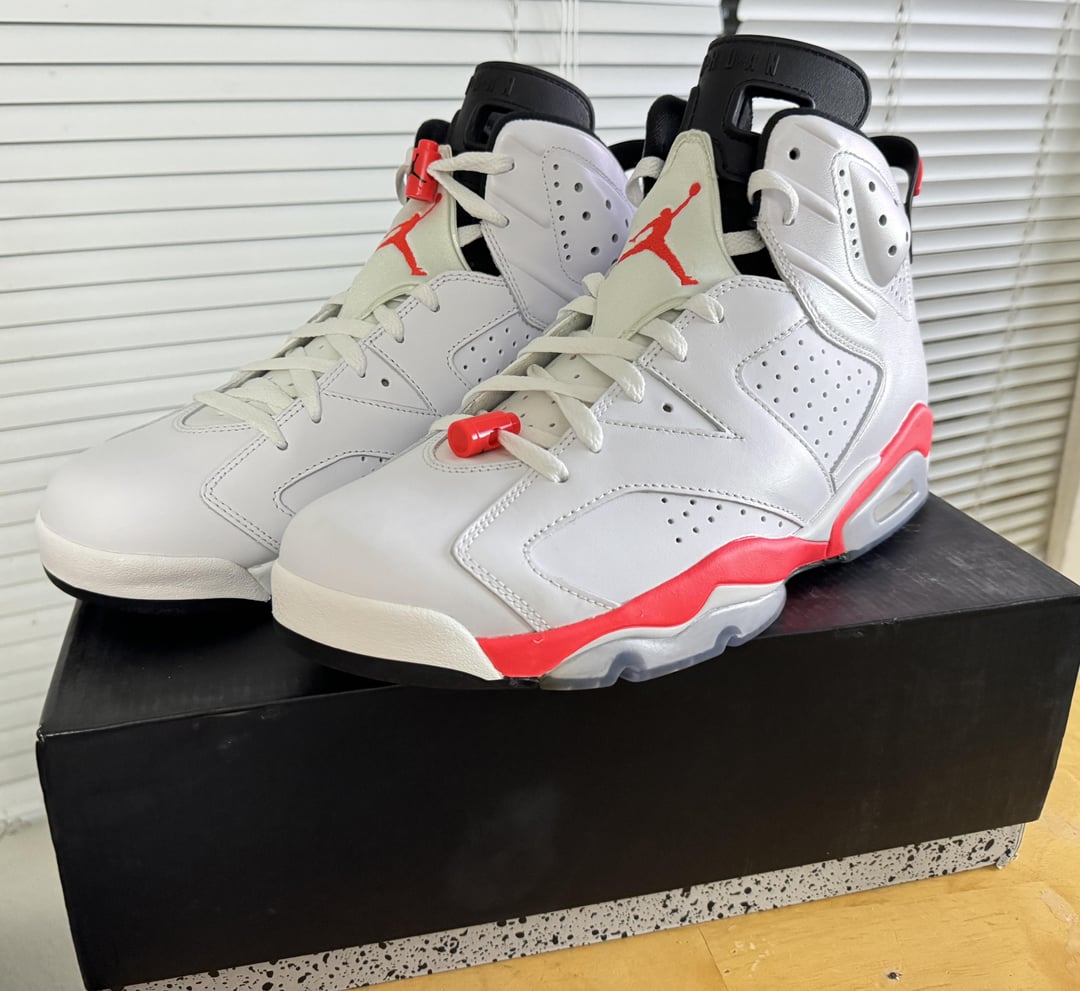 Air Jordan 6 Retro ‘White Infrared’ photo review