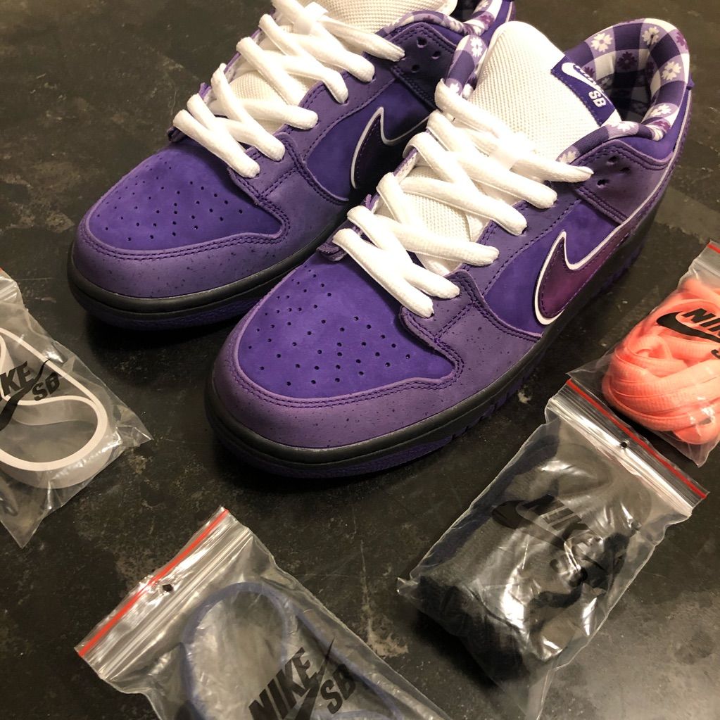 x Concepts SB Dunk Low ‘Purple Lobster’ photo review