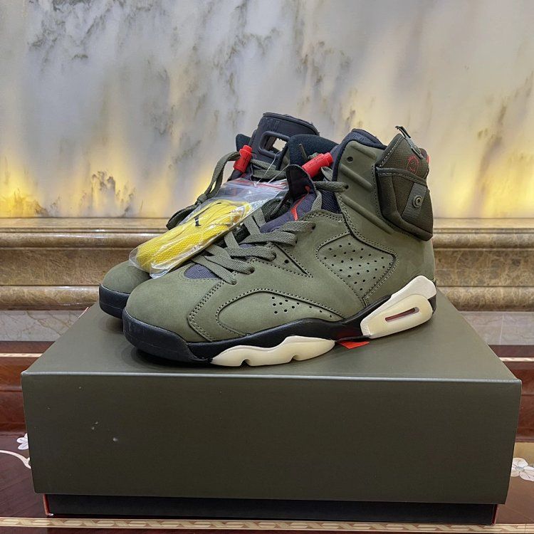 Air Jordan 6 Retro x Travis Scott ‘Olive’ photo review