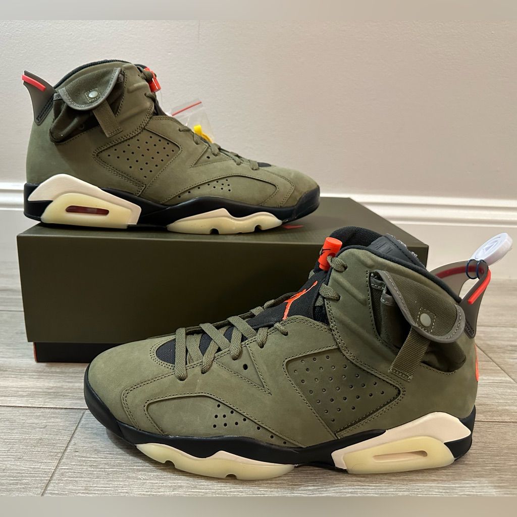 Air Jordan 6 Retro x Travis Scott ‘Olive’ photo review