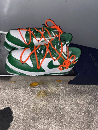  x Off-White Dunk Low ‘Pine Green’ photo review