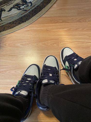  Dunk Low ‘Georgetown’ photo review