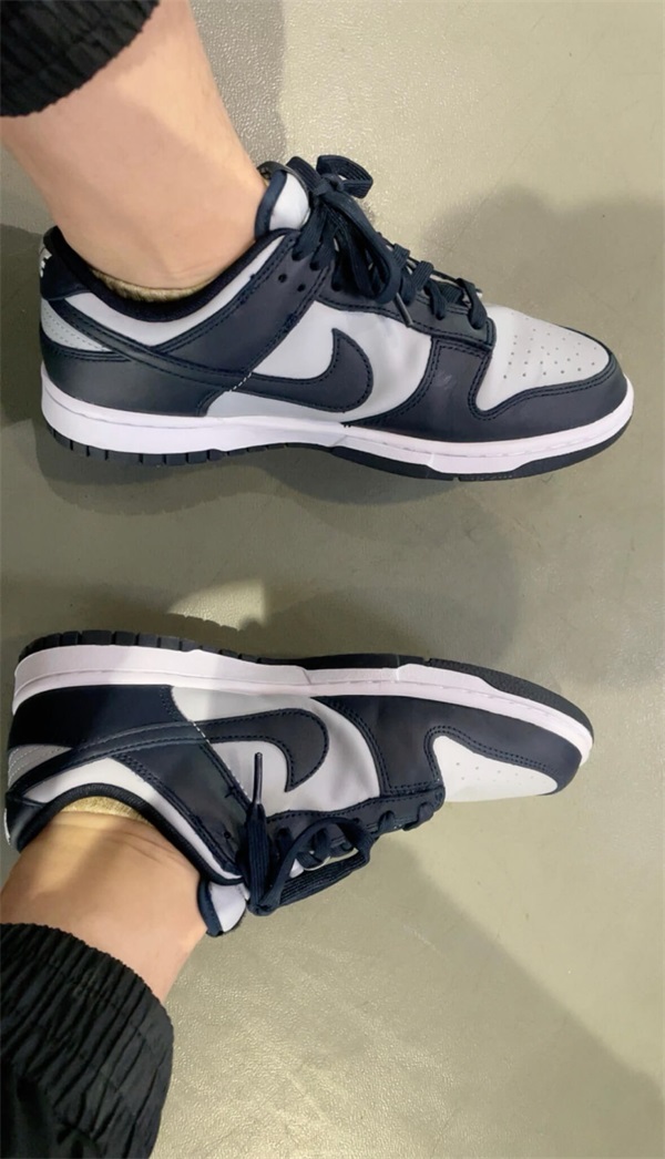  Dunk Low ‘Georgetown’ photo review