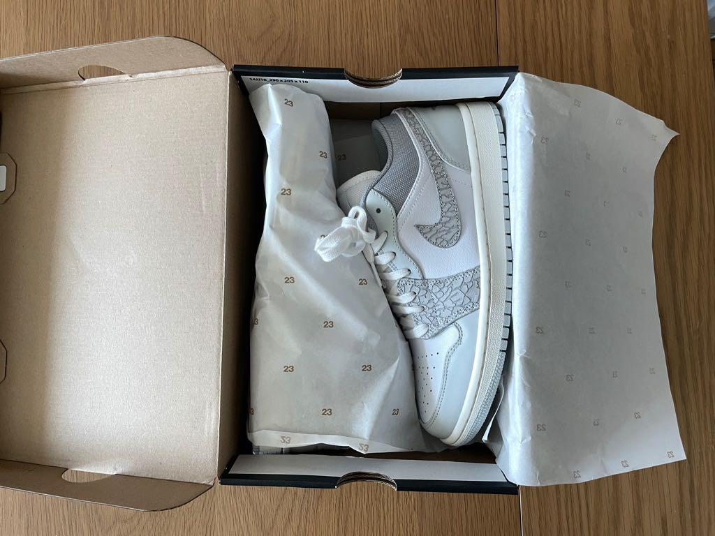 Air Jordan 1 Low Premium ‘Elephant Print’ photo review