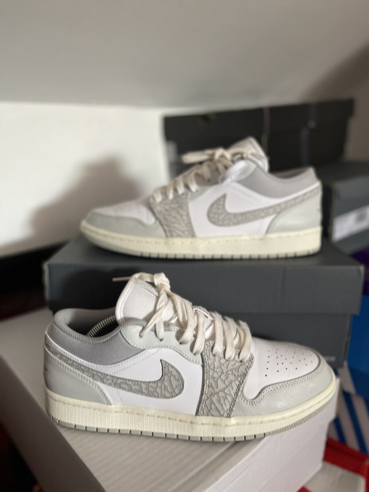 Air Jordan 1 Low Premium ‘Elephant Print’ photo review