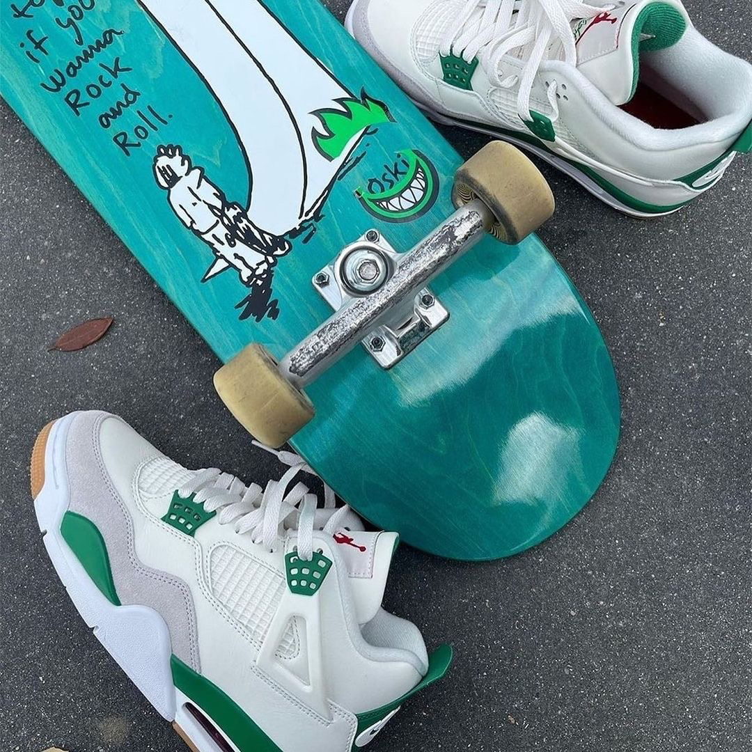 Air Jordan 4 Retro SB ‘Pine Green’ photo review